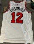 NBA 12 Dosunmu Chicago Bulls Maillot blanc